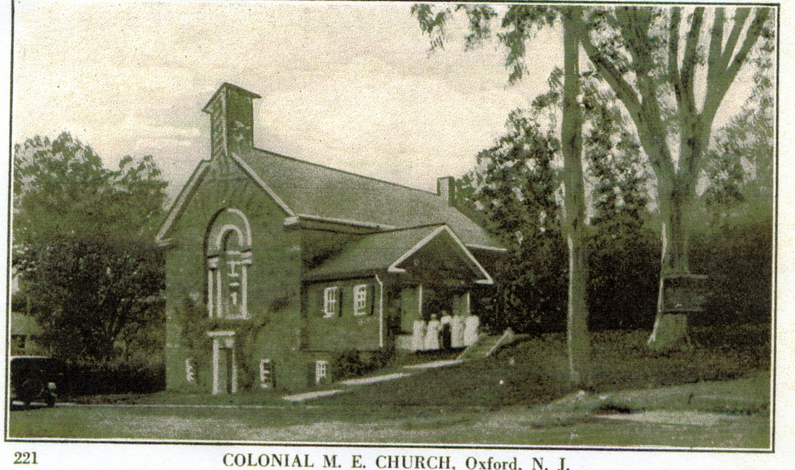 Postcard 221 Colonial Methodist Church