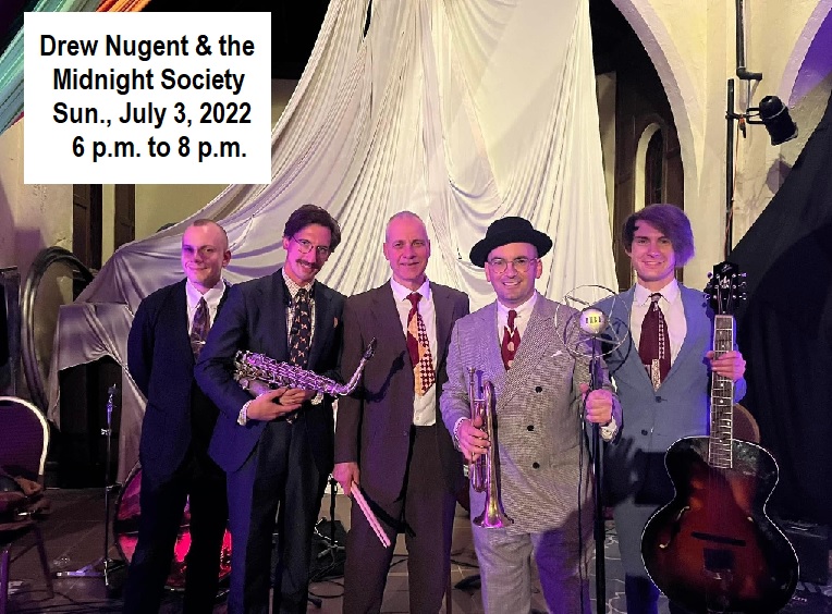 Drew Nugent and Midnight Society 3 July 2022