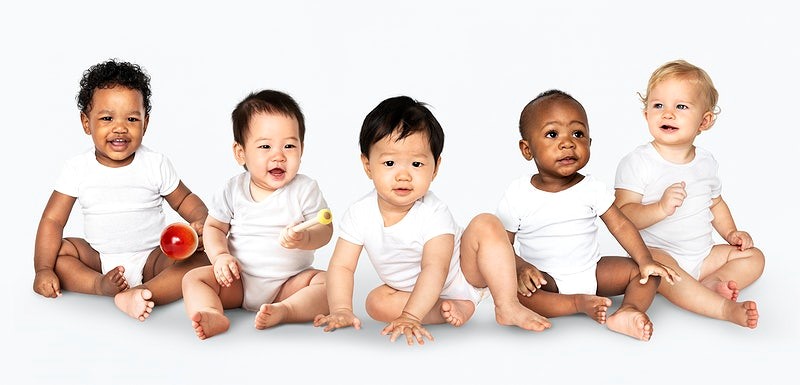 multi-ethnic babies