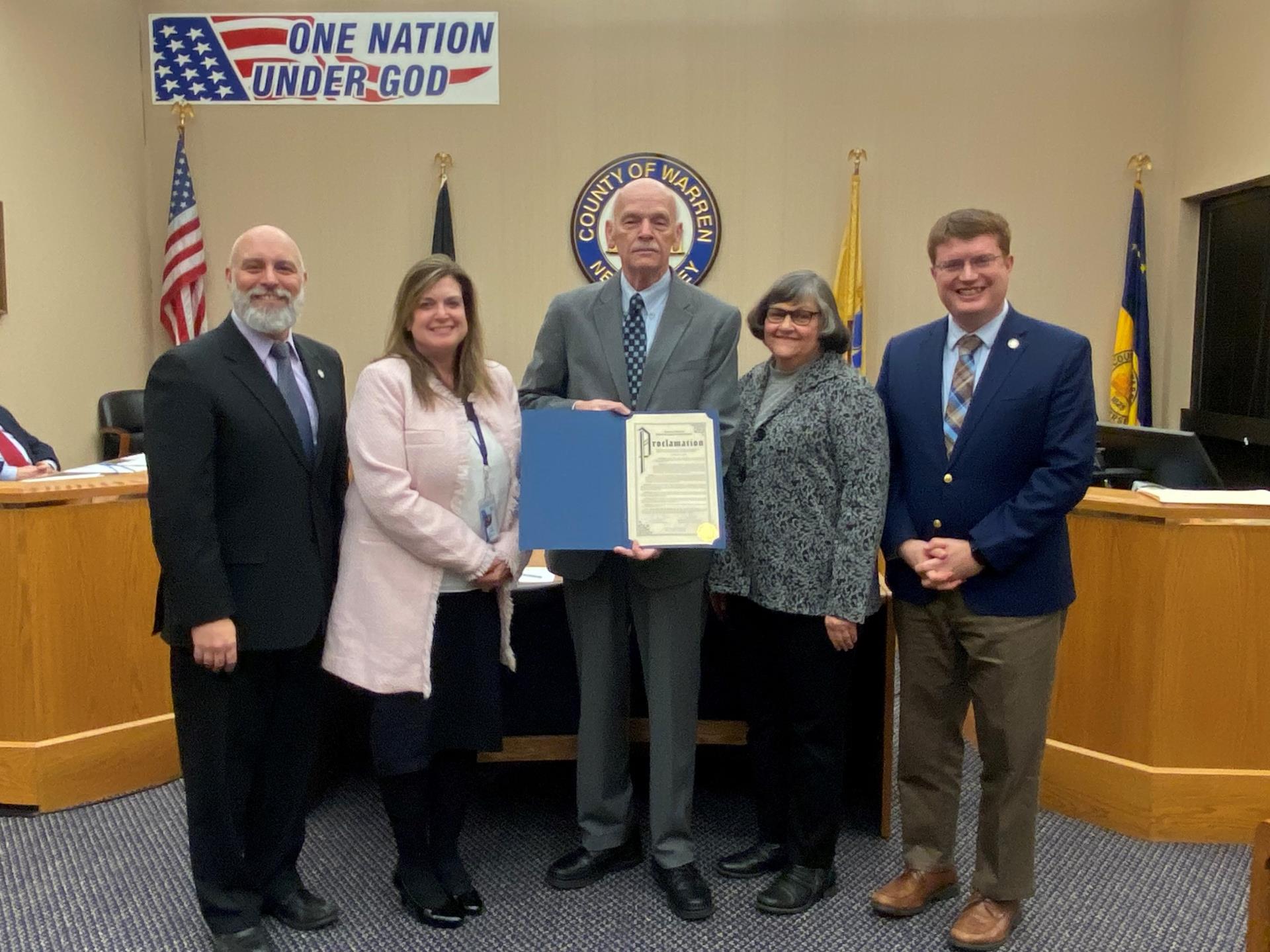Commissioners Honor Retired Emergency Management Official