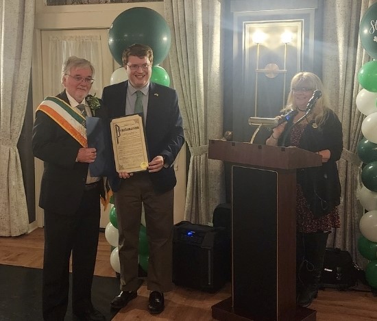 Hackettstown St. Patrick’s Day Parade Grand Marshal Honored