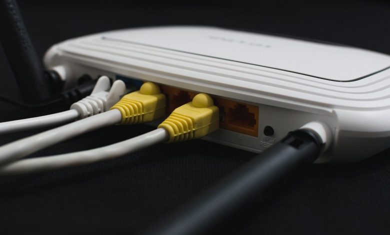 internet (broadband) stock photo