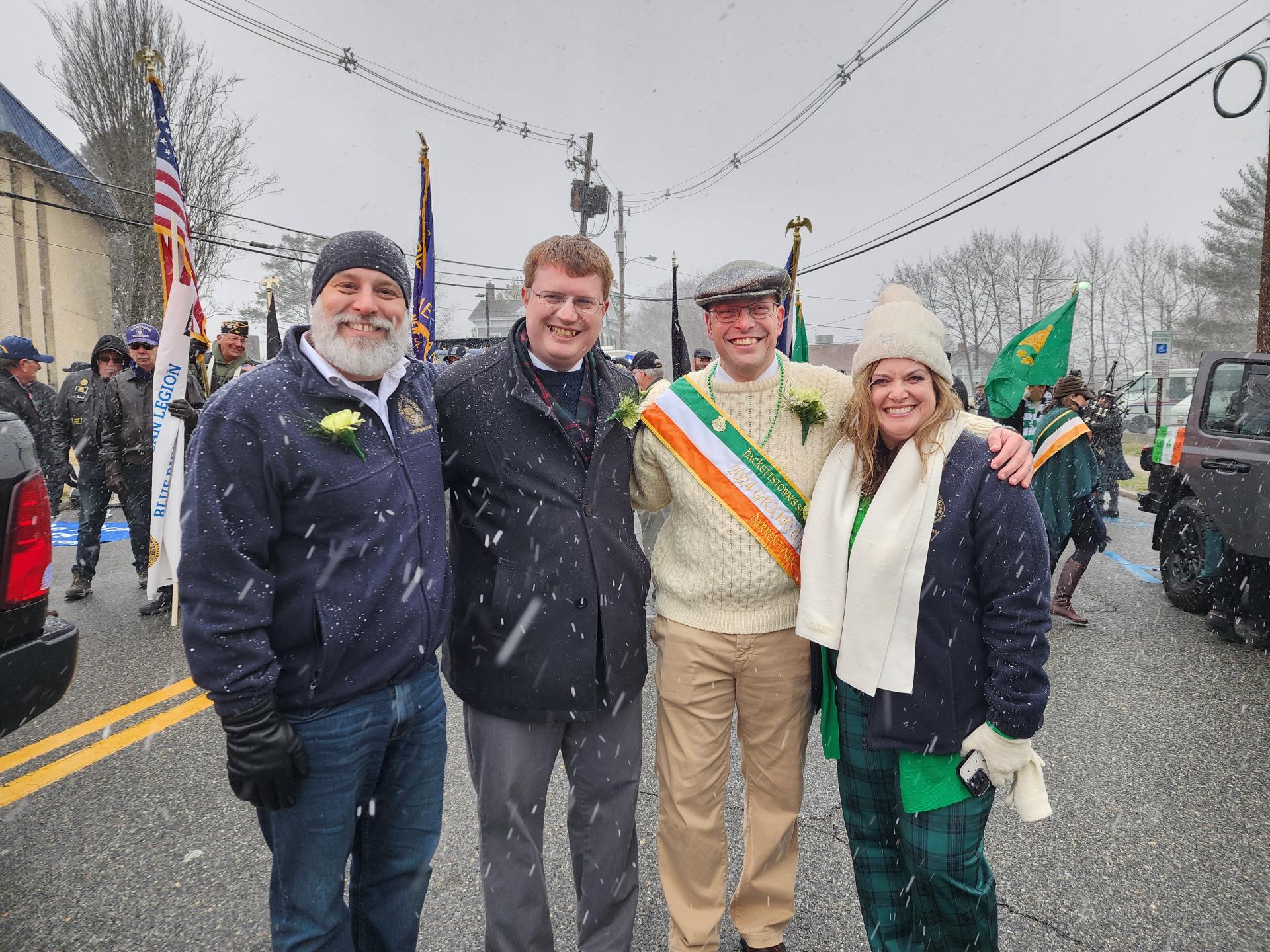 Commissioners March in Hackettstown's 15th Annual St. Patrick's Parade